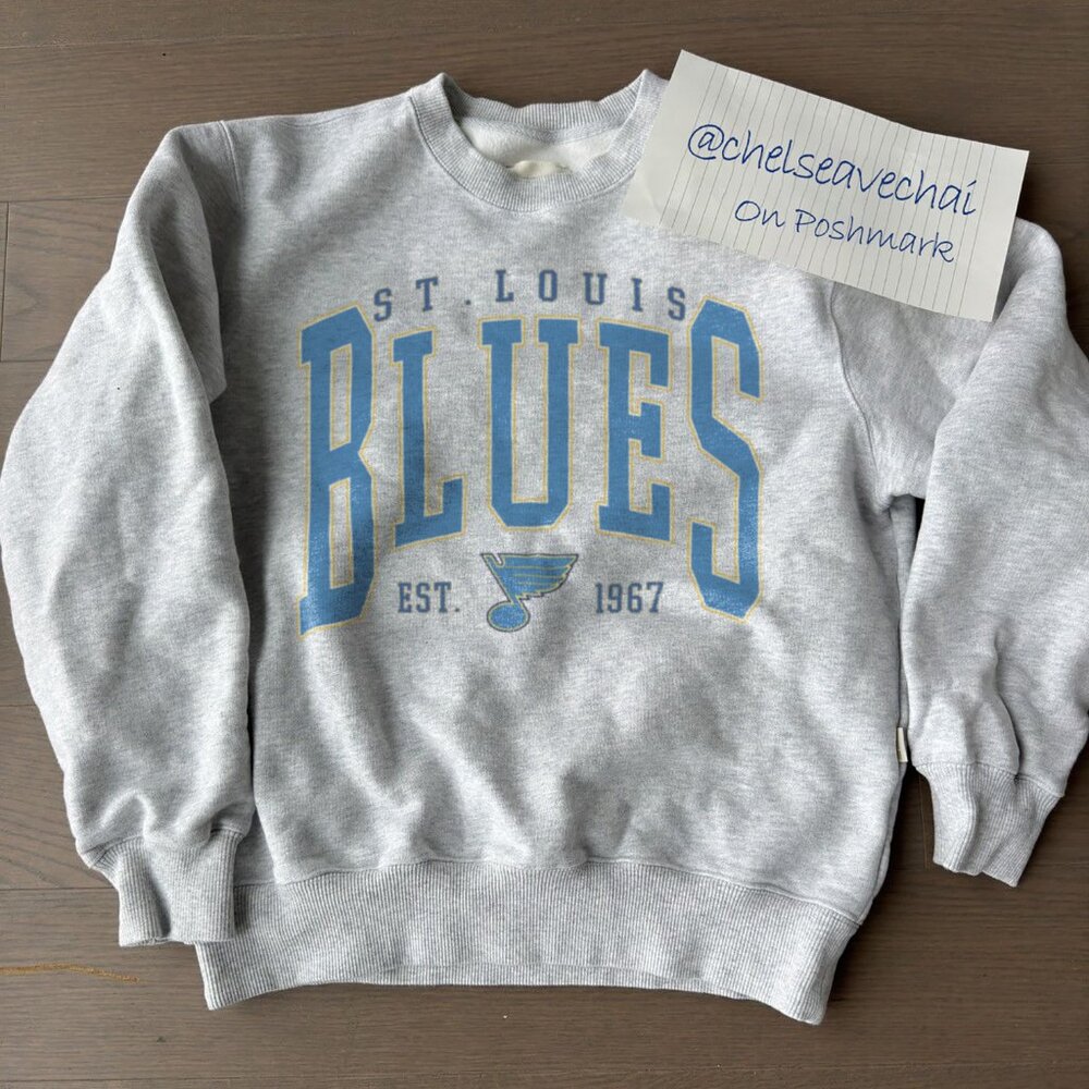 Vintage St. Louis Blues Sweatshirt, Retro NHL St. Louis Hockey Unisex Shirt Tee